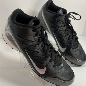 Men’s Nike 511292-009 Land Shark football cleats  BLK/WHT SZ 12.5